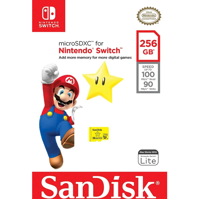 SanDisk 256GB microSDXC UHS-I spominska kartica za Nintendo Switch - slika 4
