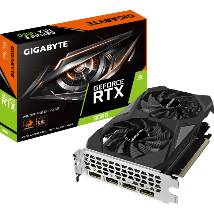 Grafična kartica GIGABYTE GeForce RTX 3050 WINDFORCE OC V2 6G, 6GB GDDR6, PCI-E 4.0 - slika 3