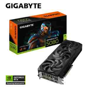 Grafična kartica GIGABYTE GeForce RTX 5080 WINDFORCE 16G, 16GB GDDR7, PCI-E 5.0