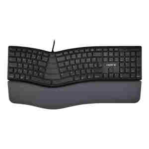 Tipkovnica Cherry KC 4500 ERGO, črna, USB, UK SLO g.