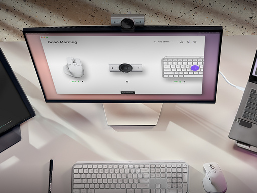 Kamera Logitech MX BRIO, 4K Ultra HD, siva, USB-C - slika 4