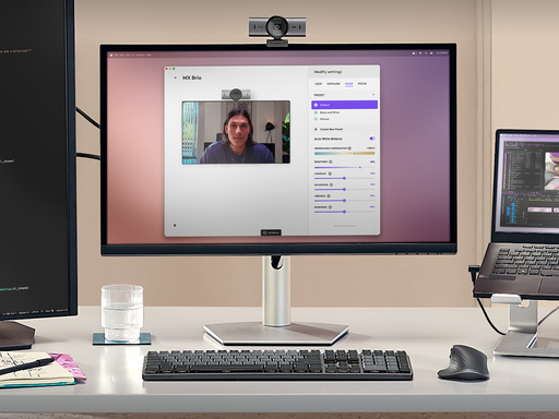 Kamera Logitech MX BRIO, 4K Ultra HD, siva, USB-C - slika 5