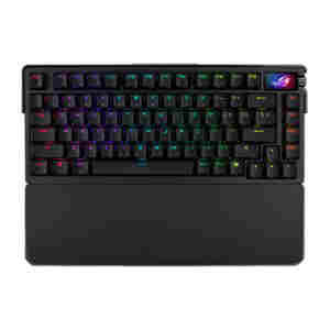 Tipkovnica ASUS ROG Azoth Extreme Wireless, ROG NX Red, PBT, OLED, RGB, USB, BT, US