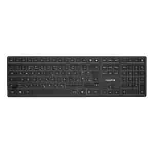Tipkovnica Cherry KW 9100 Slim, črna, USB-C, UK SLO g.