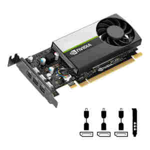 Grafična kartica NVIDIA T400, 4GB GDDR6, PCIe 3.0 x16, 3x mDP-DP, Low Profile, PNY
