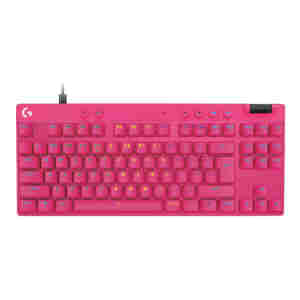 Tipkovnica Logitech G PRO X TKL RAPID, magenta, USB, SLO g.