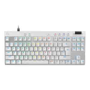 Tipkovnica Logitech G PRO X TKL RAPID, bela, USB, SLO g.
