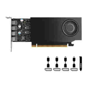 Grafična kartica NVIDIA RTX A1000, 8GB GDDR6, PCIe 4.0 x8, 4x mDP-DP, Low Profile, PNY