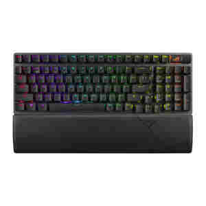 Tipkovnica ASUS ROG Strix Scope II 96 Wireless, ROG NX Snow, PBT, RGB, USB, US
