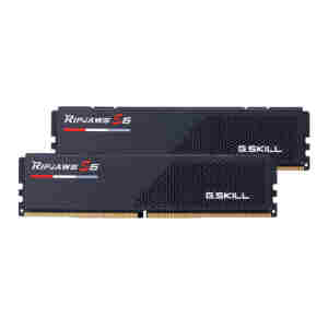 RAM DDR5 64GB Kit (2x 32GB) PC5-48000 6000MT/s CL30 1.4V, G.SKILL Ripjaws S5, Intel XMP