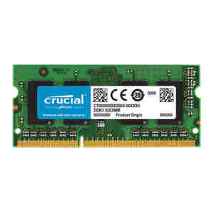 RAM SODIMM DDR3L 4GB PC3-12800 1600MHz CL11 SR 1.35V Crucial