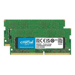 RAM SODIMM DDR4 64GB Kit (2x 32) PC4-25600 3200MT/s CL22 1.2V Crucial