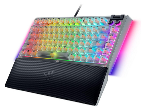Tipkovnica Razer BlackWidow V4 75%, Phantom White, US - slika 3