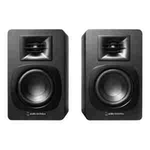 Zvočniki Audio-Technica AT-SP3X, Bookshelf, RCA, Bluetooth 5.3, črni