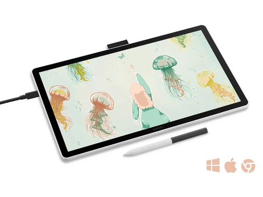 Grafični zaslon Wacom One 14, Full HD, USB-C - slika 2