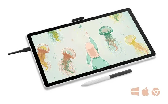 Grafični zaslon Wacom One 14, Full HD, USB-C - slika 2