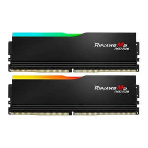 RAM DDR5 64GB Kit(2x32GB) 6000MT/s CL30 1.4V, G.SKILL Ripjaws M5 Neo RGB AMD EXPO, Intel XMP