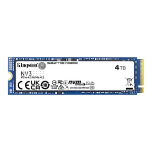 SSD 4TB M.2 80mm PCI-e 4.0 x4 NVMe, Kingston NV3 (SNV3S/4000G)
