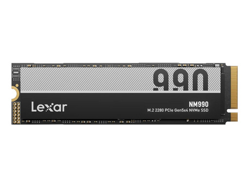 SSD 4TB M.2 80mm PCI-e 5.0 x4 NVMe, Lexar NM990 (LNM990X004T-RNNNG)