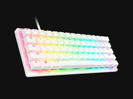 Tipkovnica Razer Huntsman V3 Pro Mini, Bela, RGB, PBT, Analogna stikala Gen2, SLO g. - slika 3