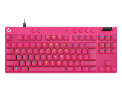 Tipkovnica Logitech G PRO X TKL RAPID, magenta, USB, SLO g.