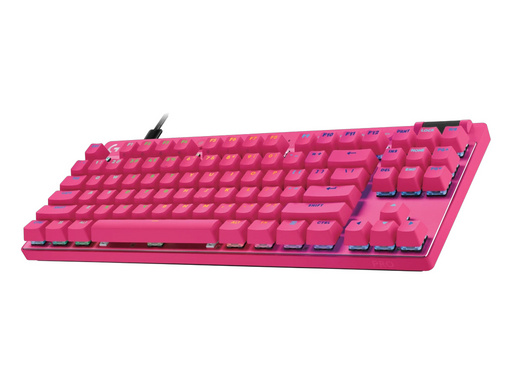 Tipkovnica Logitech G PRO X TKL RAPID, magenta, USB, SLO g. - slika 2