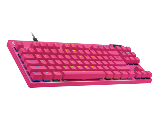 Tipkovnica Logitech G PRO X TKL RAPID, magenta, USB, SLO g. - slika 3