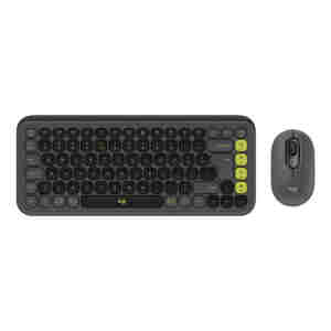 Tipkovnica in miška Logitech POP Icon Combo, Bluetooth, grafitna, SLO g.