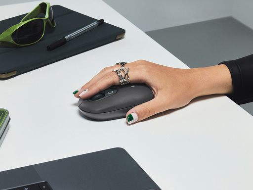 Tipkovnica in miška Logitech POP Icon Combo, Bluetooth, grafitna, SLO g. - slika 3