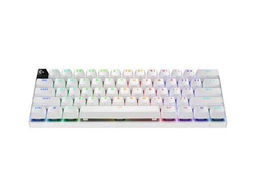 Tipkovnica Logitech PRO X 60 LIGHTSPEED Wireless, Tactile, bela, SLO g. - slika 2
