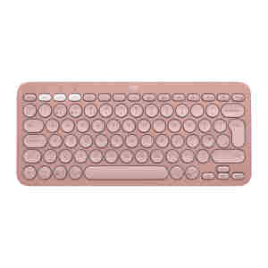 Tipkovnica Logitech Pebble Keys 2 K380s Multi-Device, roza, SLO g.
