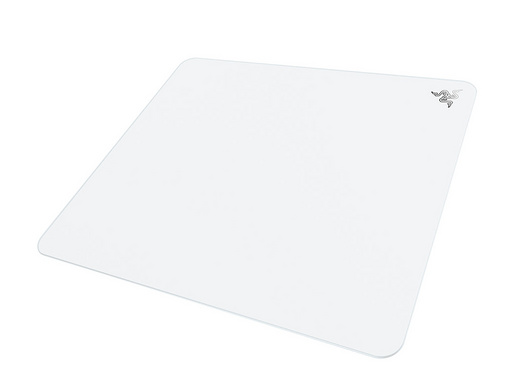 Podloga za miško Razer Atlas, kaljeno steklo, bela - slika 5