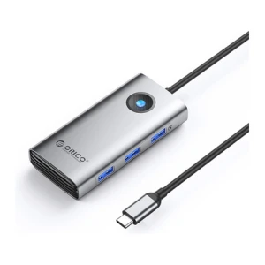 Priključna postaja USB-C, 6 v 1, 3xUSB-A 3.0, USB-C 3.0, HDMI 4K@30Hz, USB-C PD100W, ORICO PW11-6P