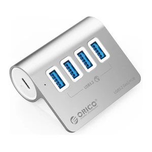 USB-C hub s 4 vhodi, 4x USB-A 3.2 Gen1, 5Gbps, ALU, ORICO M3U4-05