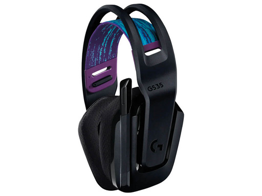 Slušalke Logitech G535 LIGHTSPEED Wireless Gaming, črne - slika 3