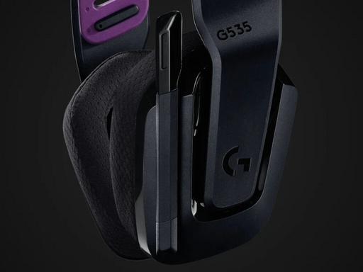 Slušalke Logitech G535 LIGHTSPEED Wireless Gaming, črne - slika 5