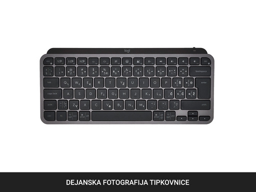 Tipkovnica Logitech MX Keys Mini, grafitna barva, SLO g. - slika 2