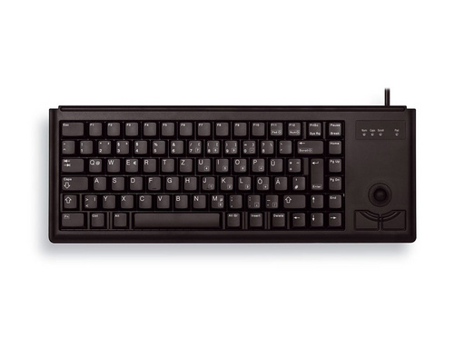 Tipkovnica Cherry G84-4420, trackball, črna, USB, US
