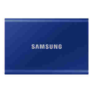 Zunanji SSD 2TB Type-C USB 3.2 Gen2 V-NAND UASP, Samsung T7, moder (MU-PC2T0H/WW)