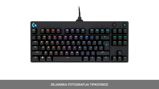 Tipkovnica Logitech G PRO, GX Blue Clicky, USB, SLO g. - slika 2
