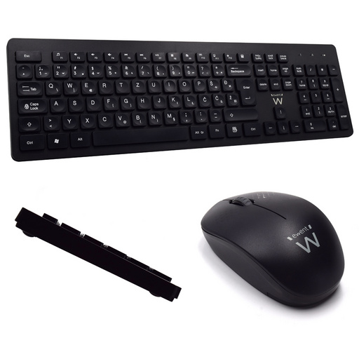 Tipkovnica in miška Ewent Wireless Multimedia Combo, USB, SLO - slika 4