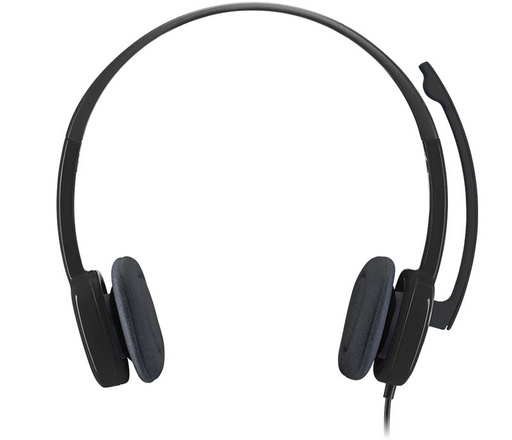 Slušalke Logitech H151, črne, stereo - slika 2