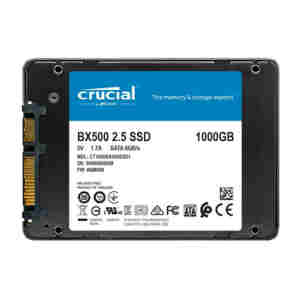 SSD 1TB 2.5" SATA3 3D TLC, 7mm, CRUCIAL BX500 (CT1000BX500SSD1)