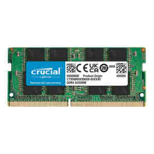 RAM SODIMM DDR4 16GB PC4-25600 3200MT/s CL22 1.2V Crucial