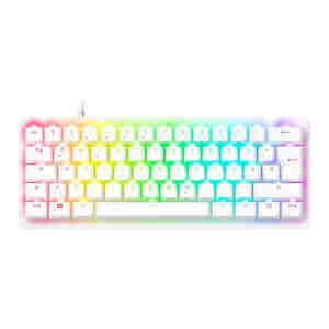 Tipkovnica Razer Huntsman V3 Pro Mini, Bela, RGB, PBT, Analogna stikala Gen2, SLO g.