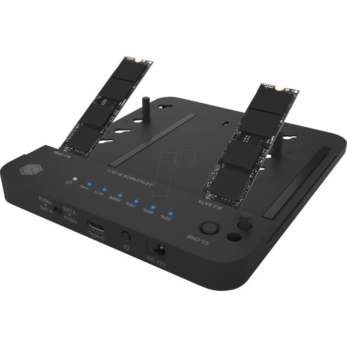 IcyBox IB-2915MSCL-C31 clone& dock postaja za M.2 NVME & SATA 2 - slika 2