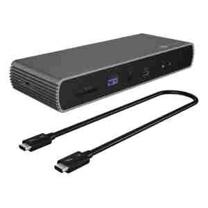 IcyBox IB-DK8801-TB4 Thunderbolt 4 priklopna postaja s Power Delivery 100W