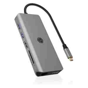 IcyBox IB-DK4061-CPD 12v1 USB-C priklopna postaja za prenosnike s Power Delivery do 100W