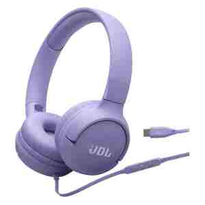 JBL Tune 520 USB-C žične slušalke, vijolične