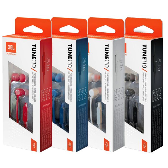 JBL Tune 110 In-ear slušalke z mikrofonom, bele - slika 4